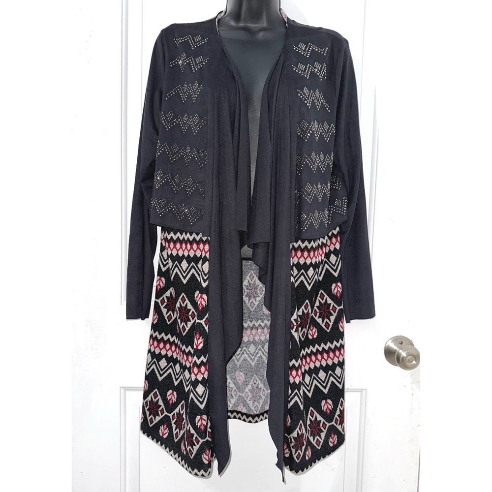 Vocal Voice of California black & Red Shawl/Jacket